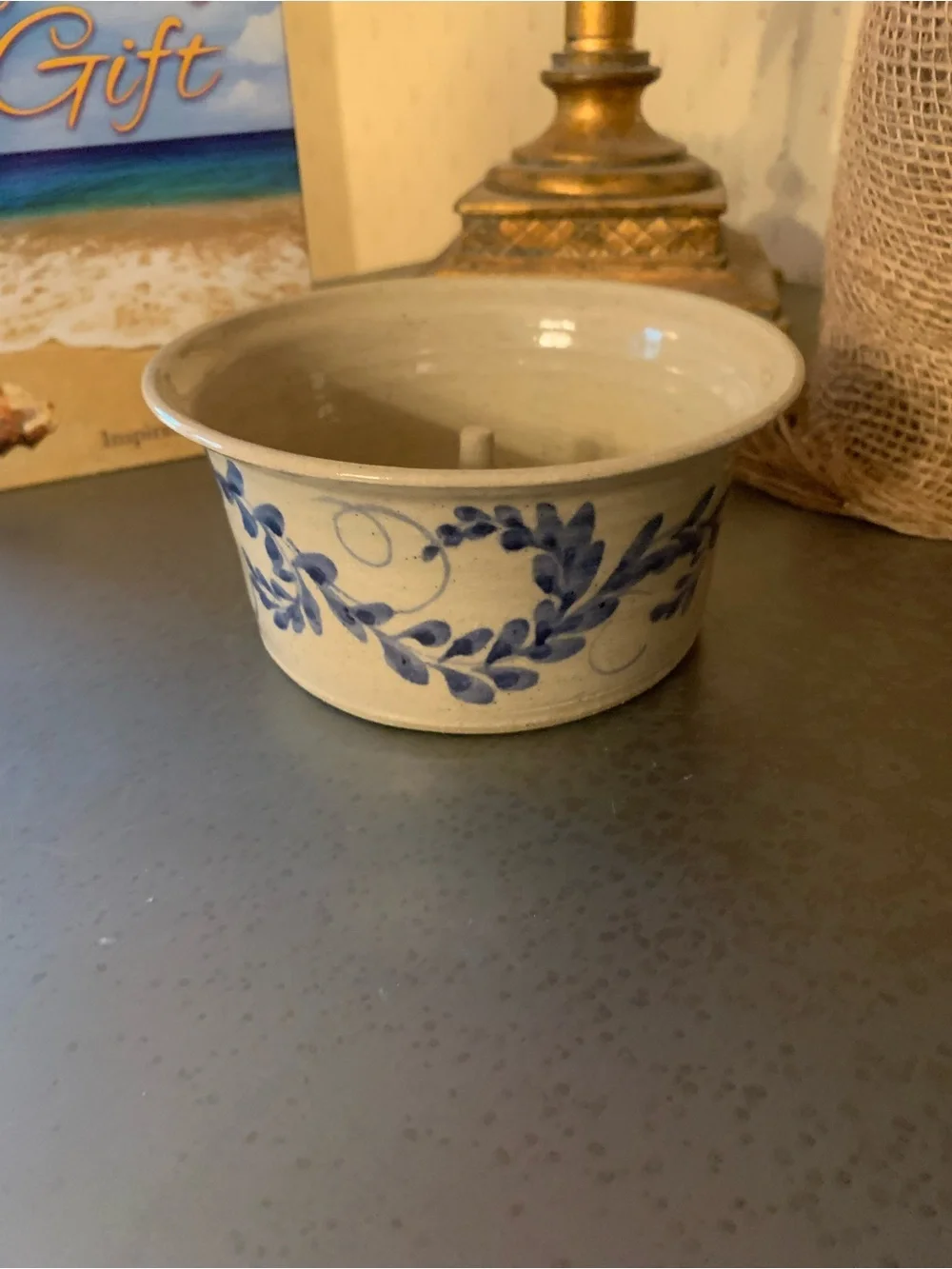 CHARLESTON POTTERY, juicer or apple baker stoneware.